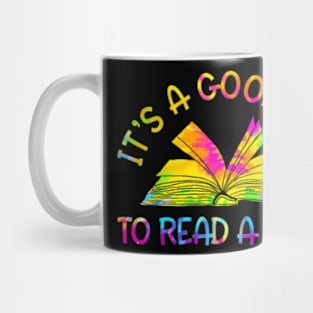 To Read a Book Library Reading Tie Dye Mug